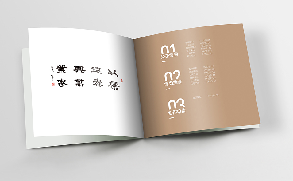 建筑裝飾工程公司企業(yè)畫冊(cè)設(shè)計(jì)